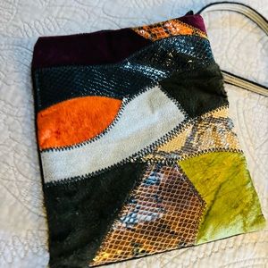 Vintage Braccialini Patchwork Crossbody Bag